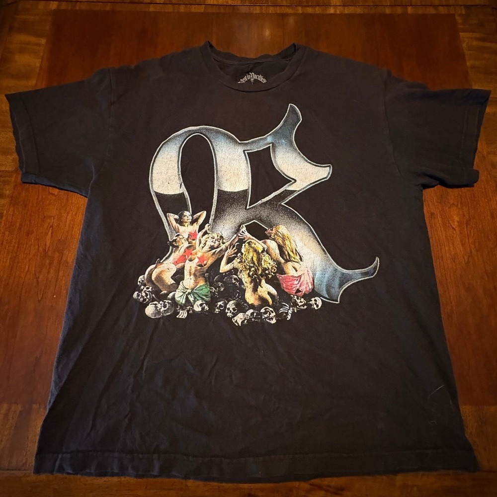 Rest in Paradise RIP Graphic Tee - Black Streetwear Shirt - Men's XL